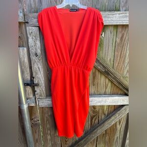 👗Pretty Little Thing sleeveless orange dress